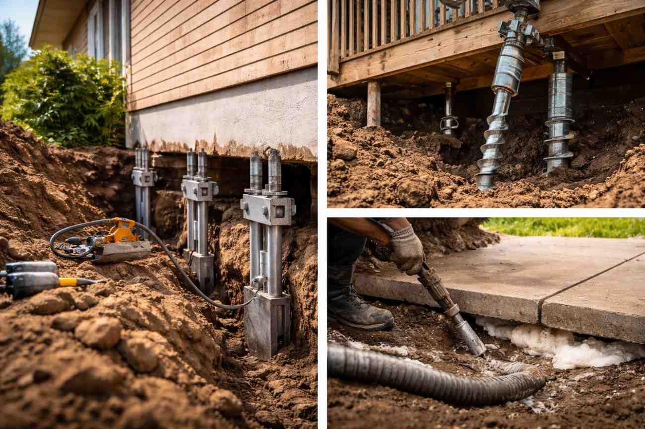 Settling or Sinking Foundations 